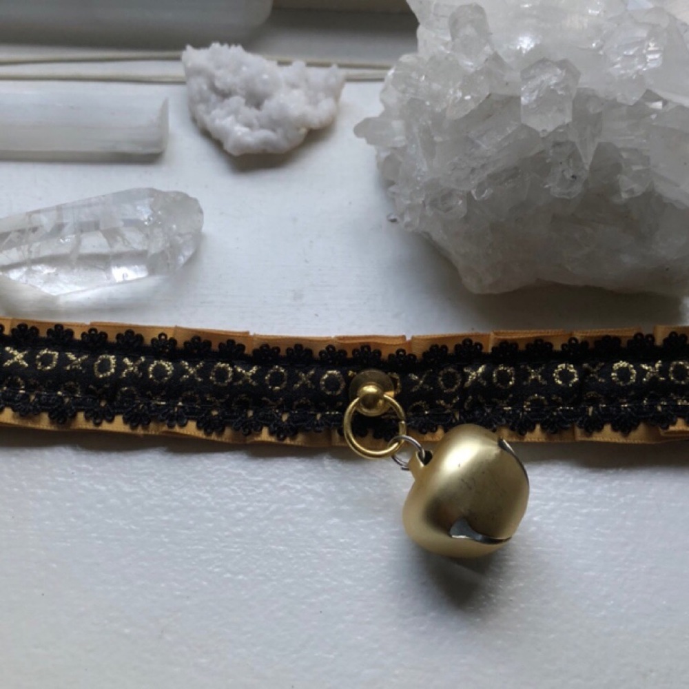 Kitten Sightings Gold Xoxo Collar